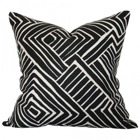Melinda Black Custom Designer Pillow | Arianna Belle