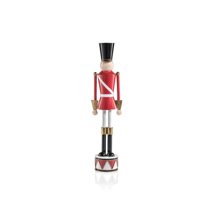 METAL FESTIVE DECORATIVE SOLDIER 17.75
