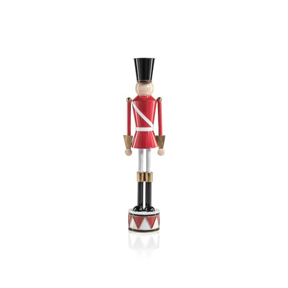 METAL FESTIVE DECORATIVE SOLDIER 17.75