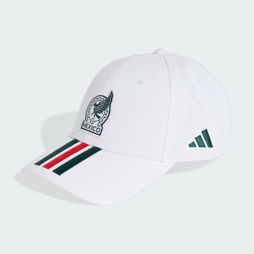 Mexico 26 Baseball Cap With 3-Stripes | White |