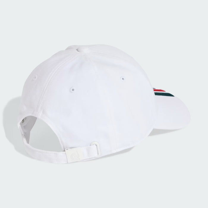 Mexico 26 Baseball Cap With 3-Stripes | White |