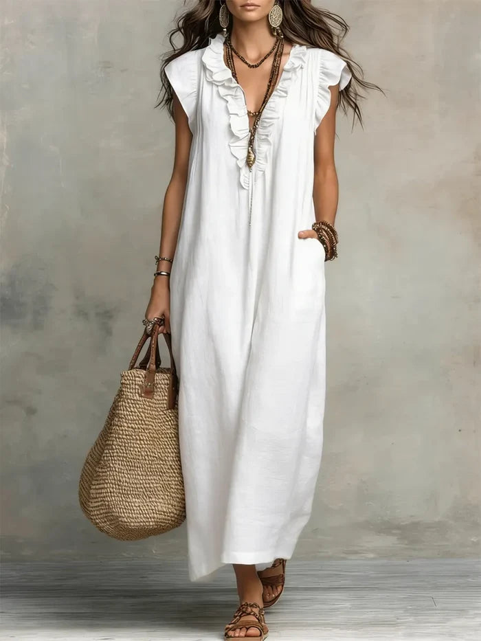 Mia | Long Fluid Bohemian Dress