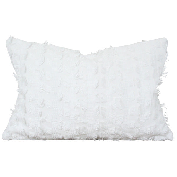 Montego Fringe lumbar Custom Designer Pillow | Arianna Belle
