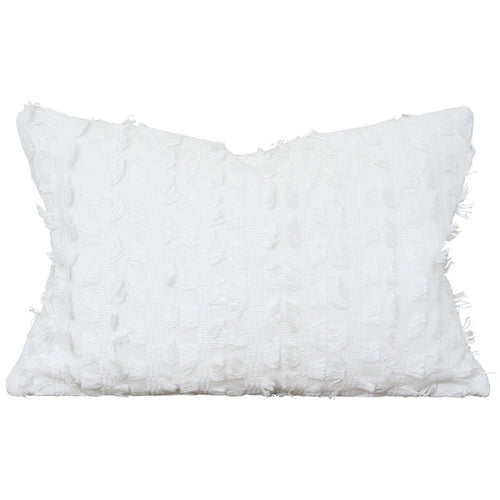 Montego Fringe lumbar Custom Designer Pillow | Arianna Belle