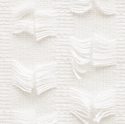 Montego Fringe Custom Designer Pillow detailed view | Arianna Belle