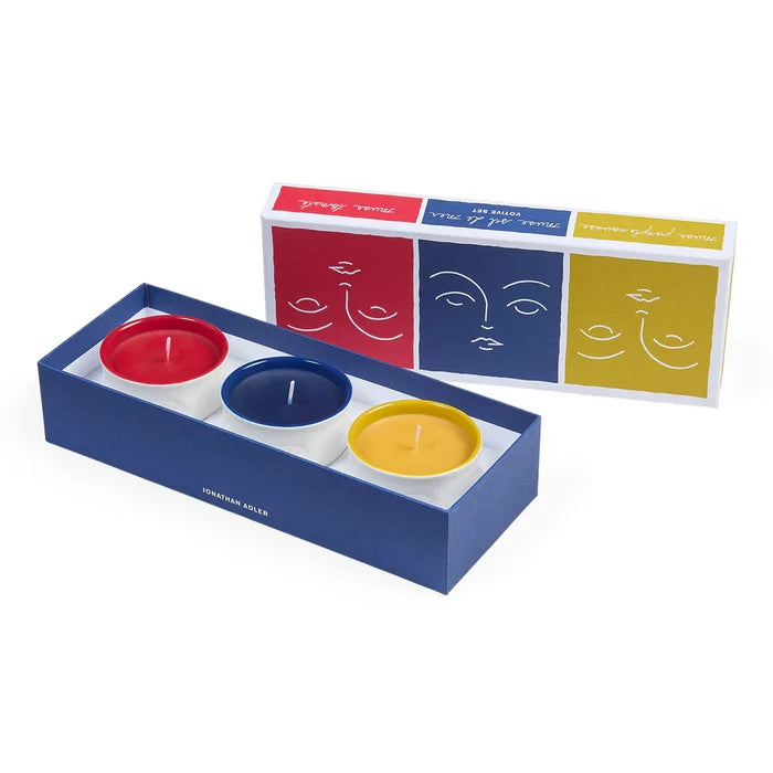 MUSE COULEUR VOTIVE CANDLE SET OF 3