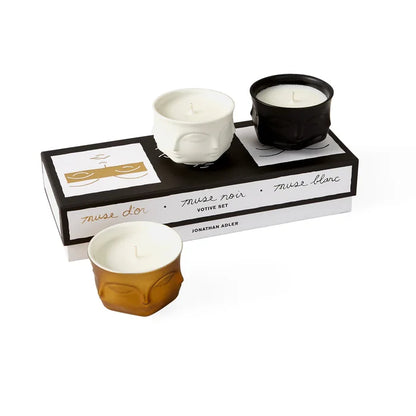 MUSE VOTIVE CANDLE SET OF 3