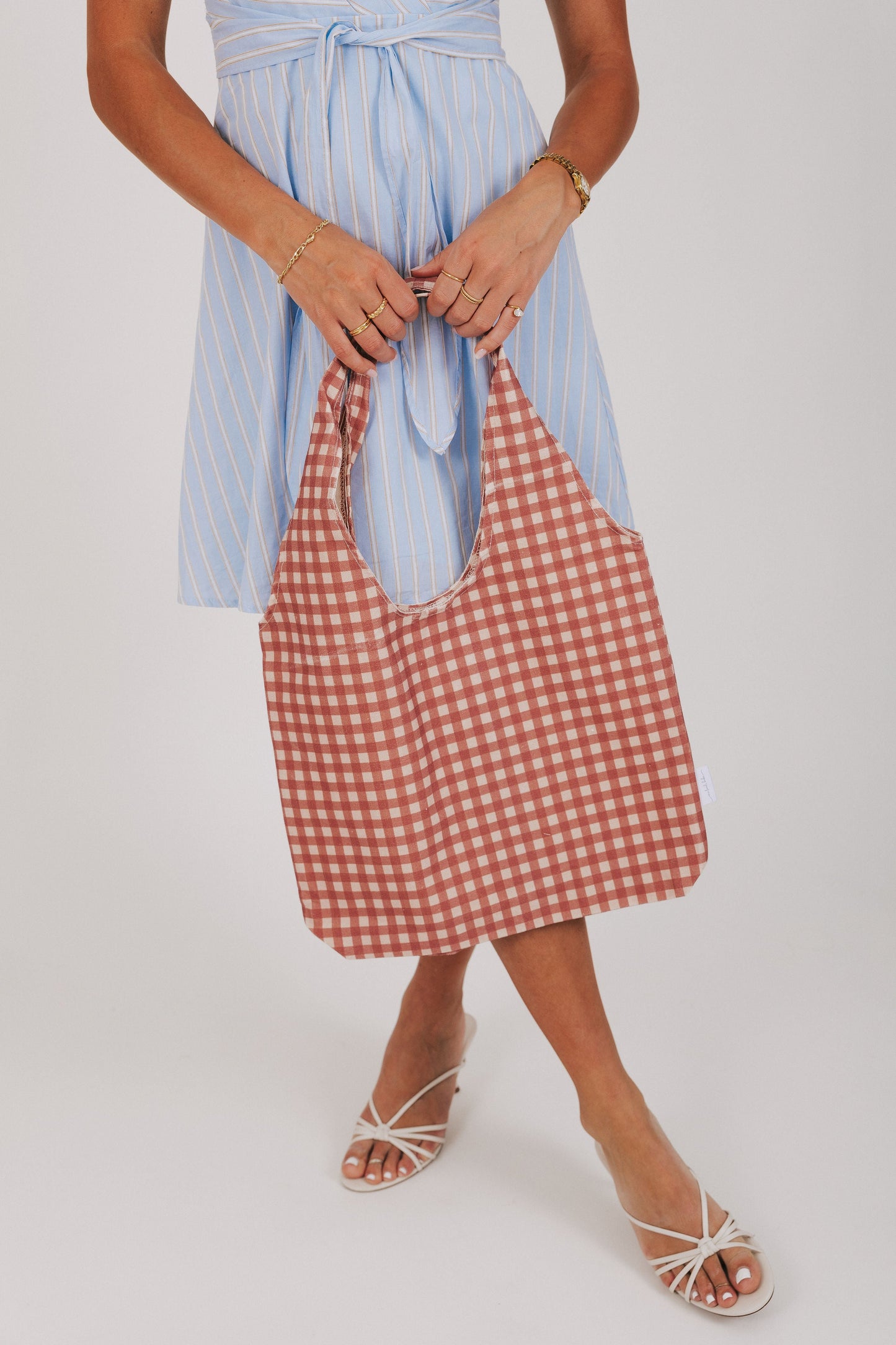 OLB Tote Bag - Pure Gingham