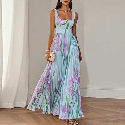 Oriah | Floral A-Line Maxi Dress