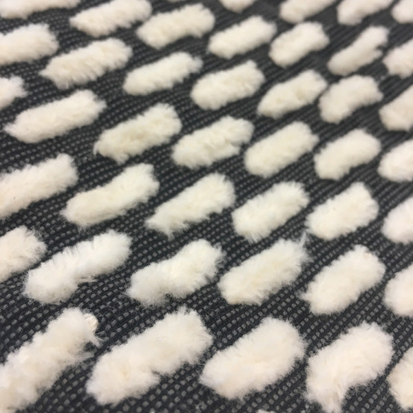 Pebble Onyx Reverse Custom Designer Pillow detailed view | Arianna Belle