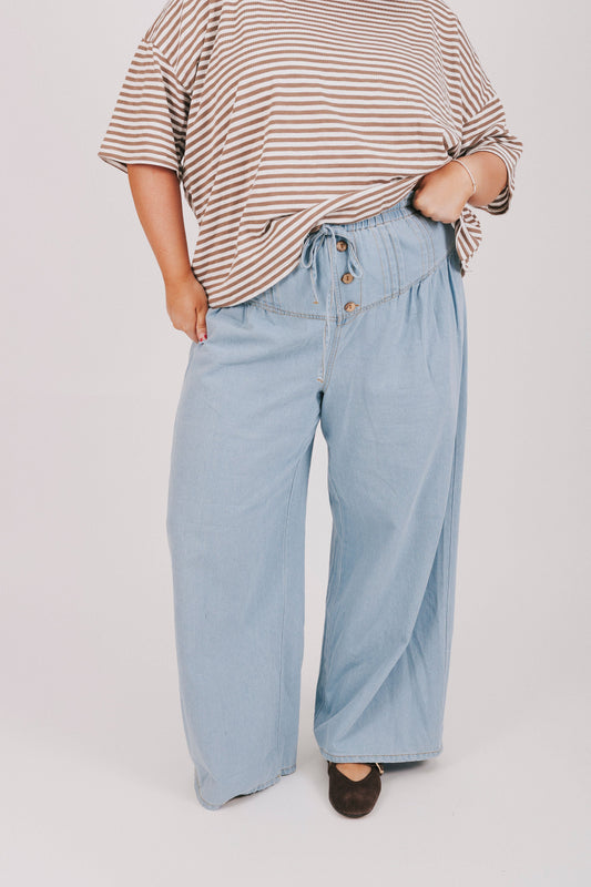 PLUS SIZE - Flash Forward Pants - 2 Colors!