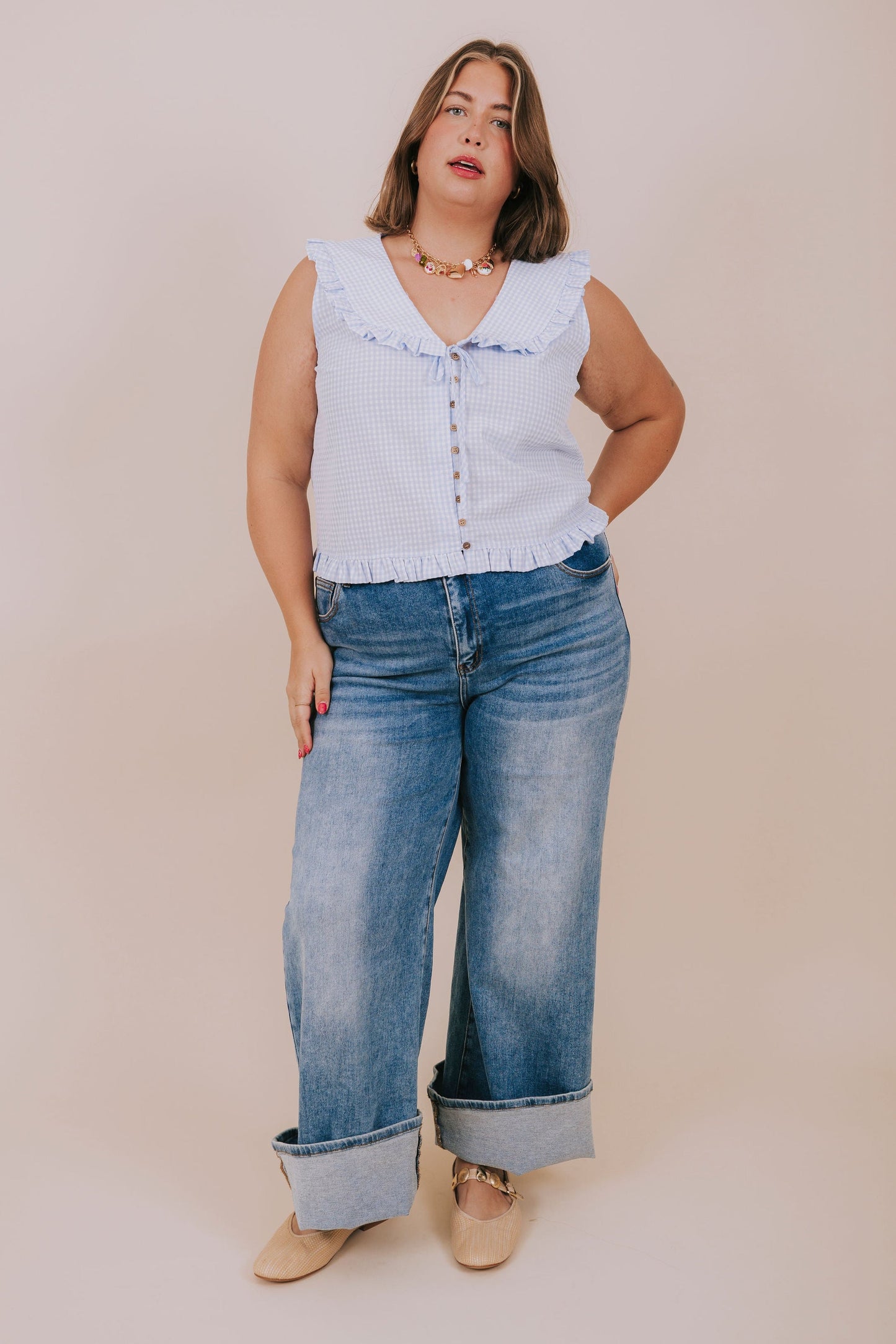 PLUS SIZE - Spring In My Step Top