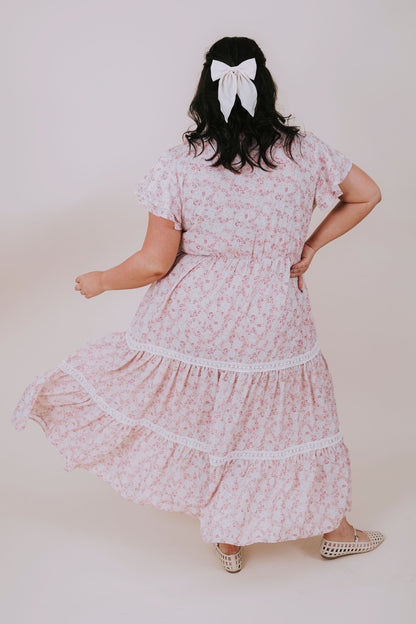 PLUS SIZE - Peach Tart Dress