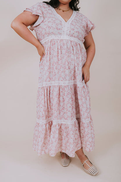 PLUS SIZE - Peach Tart Dress