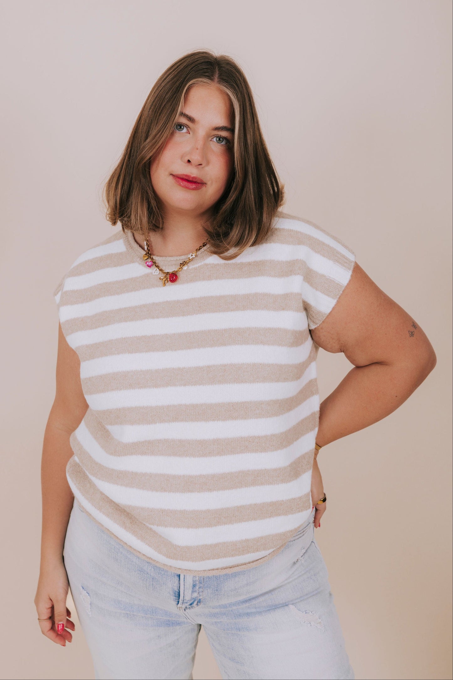 PLUS SIZE - Thanks A Latte Top