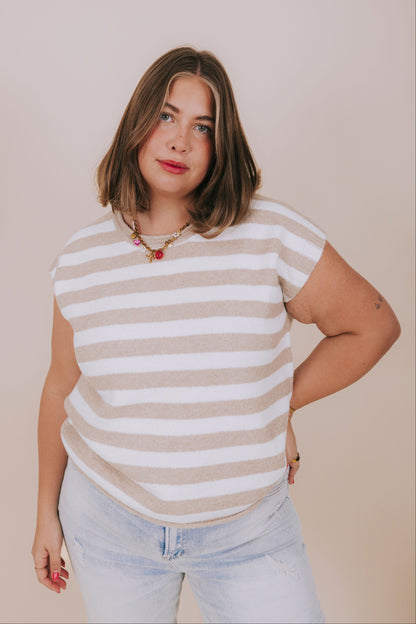 PLUS SIZE - Thanks A Latte Top