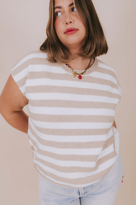 PLUS SIZE - Thanks A Latte Top