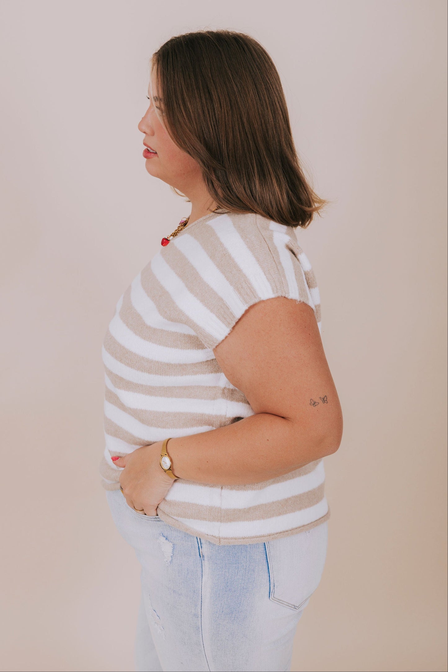 PLUS SIZE - Thanks A Latte Top