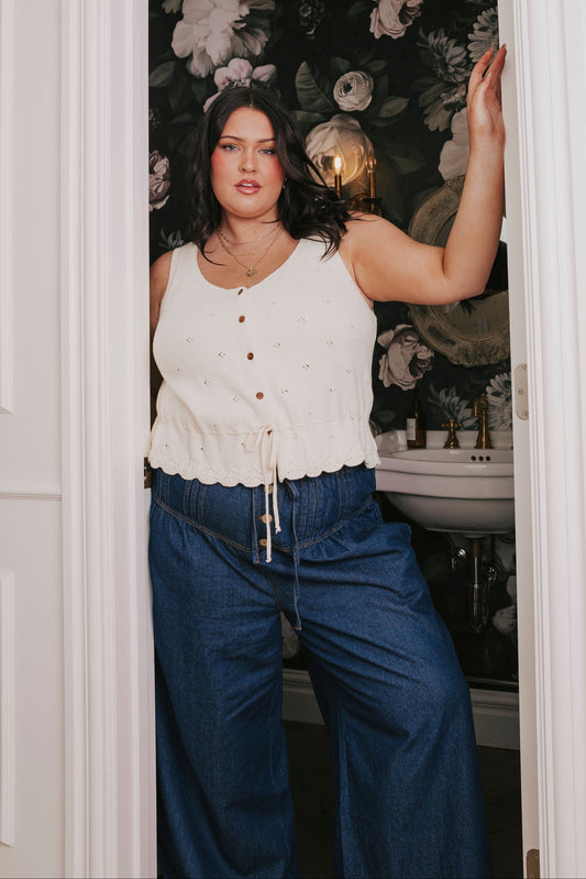 PLUS SIZE - Fools Rush In Top