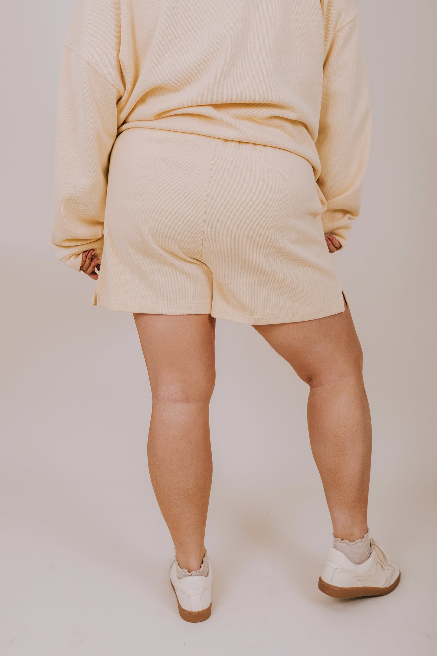 PLUS SIZE - Lemon Drop Shorts