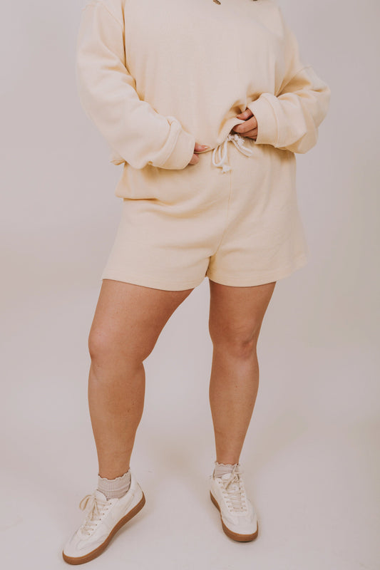 PLUS SIZE - Lemon Drop Shorts