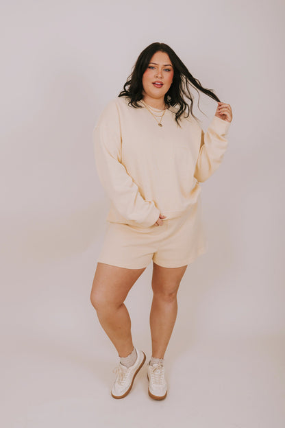 PLUS SIZE - Lemon Drop Shorts