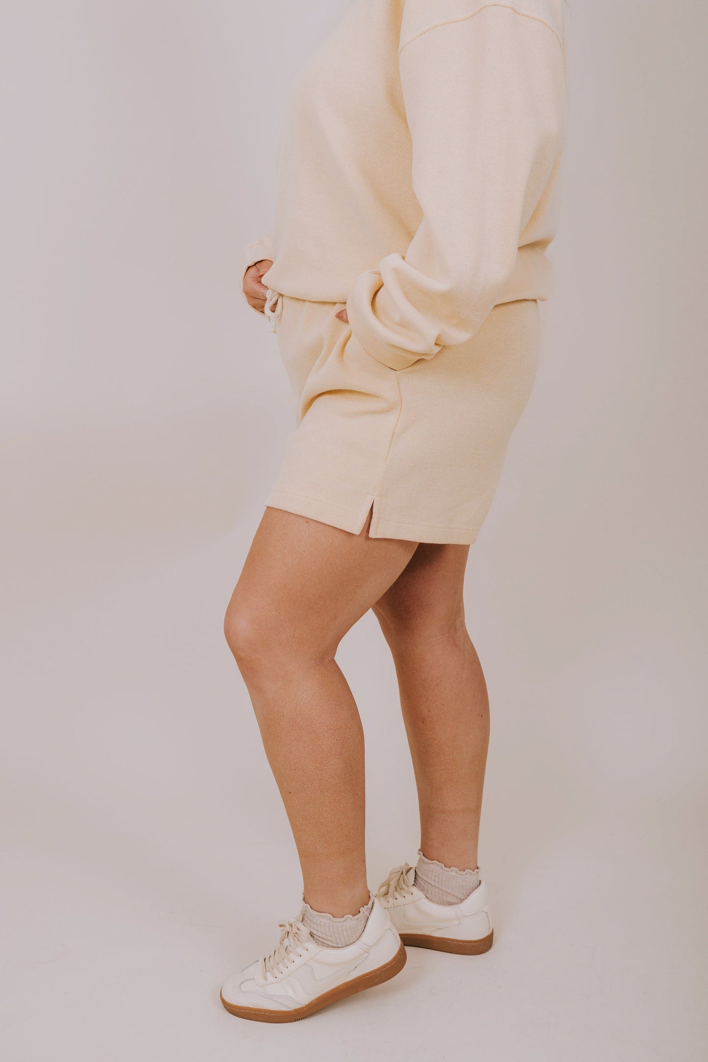 PLUS SIZE - Lemon Drop Shorts