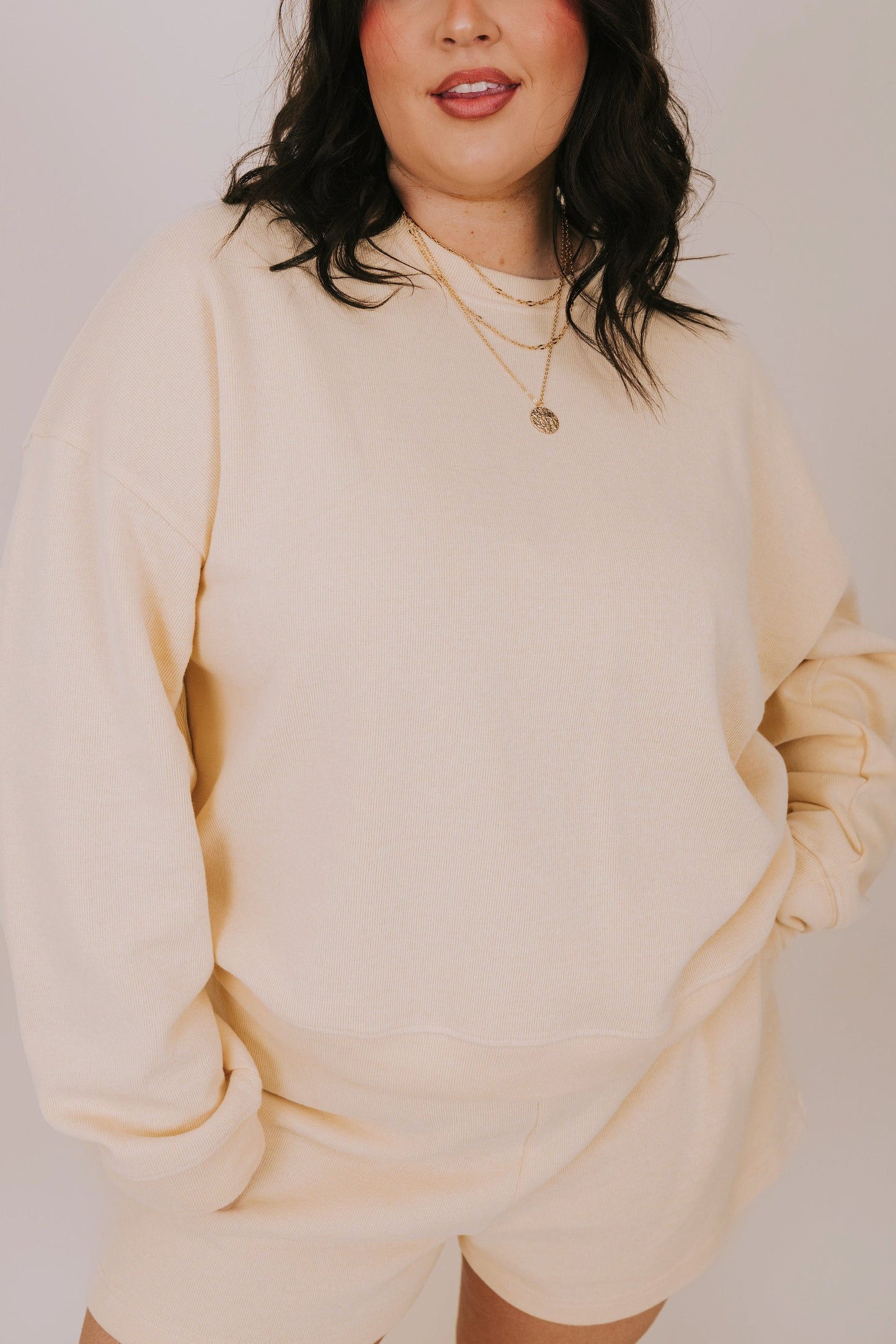 PLUS SIZE - Lemon Drop Top