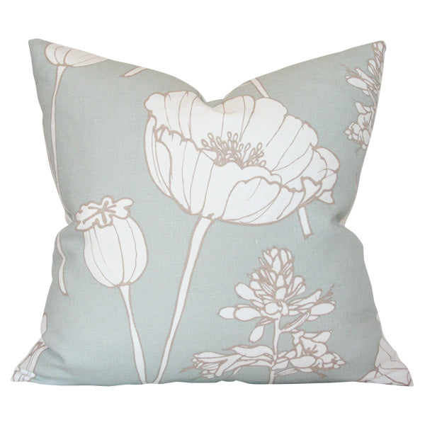 Poppyfield Seamist Custom Designer Pillow | Arianna Belle