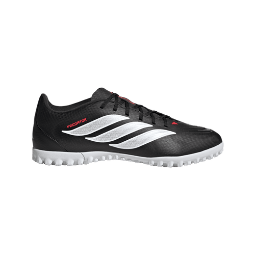 adidas Predator CLUB Turf Boots | Core Black / Cloud White / Lucid Red | Men's