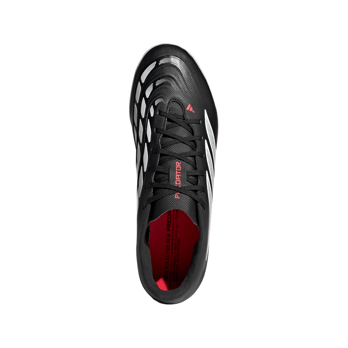 adidas Predator CLUB Turf Boots | Core Black / Cloud White / Lucid Red | Men's