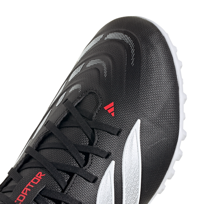 adidas Predator CLUB Turf Boots | Core Black / Cloud White / Lucid Red | Men's