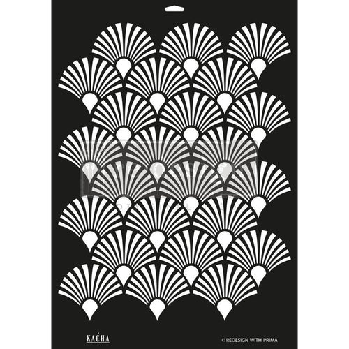 Redesign with Prima Decor Stencil Kacha Deco Peacock