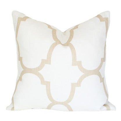 Riad Ivory Custom Designer Pillow | Arianna Belle