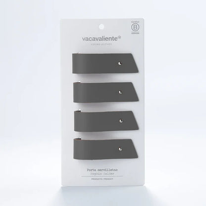 RUCA INDIVIDUAL NAPKIN HOLDER (4X) GRAFITE  (GREY 80)