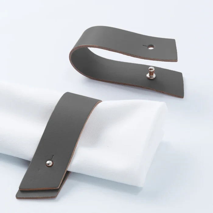 RUCA INDIVIDUAL NAPKIN HOLDER (4X) GRAFITE  (GREY 80)