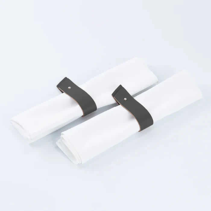 RUCA INDIVIDUAL NAPKIN HOLDER (4X) GRAFITE  (GREY 80)