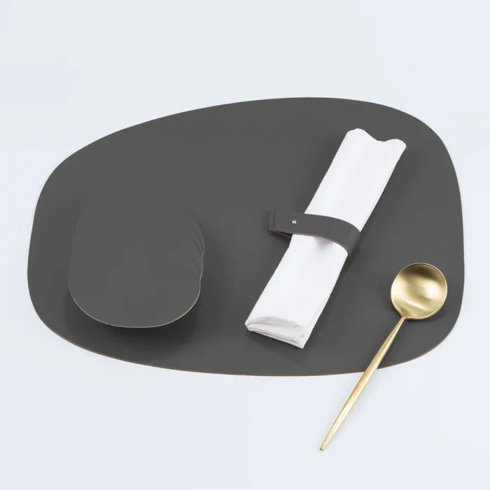 RUCA INDIVIDUAL NAPKIN HOLDER (4X) GRAFITE  (GREY 80)