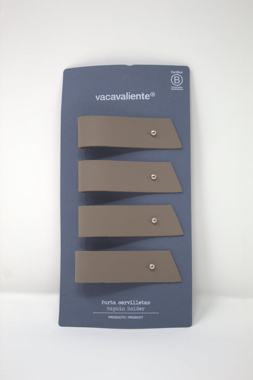RUCA INDIVIDUAL NAPKIN HOLDER (X4) GREY FUNGI