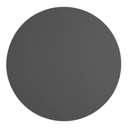 RUCA ROUND PLACEMAT GRAFITE (GREY 80 ) (SET OF 4)