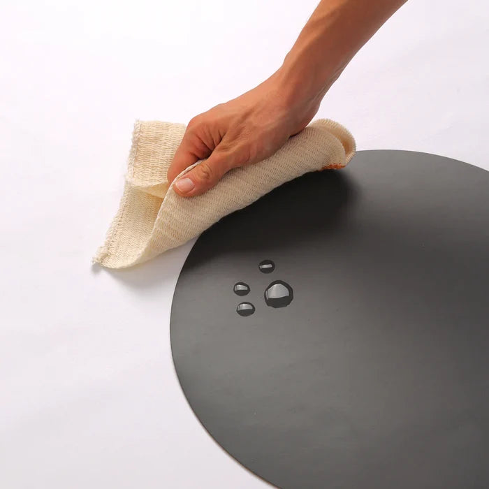 RUCA ROUND PLACEMAT GRAFITE (GREY 80 ) (SET OF 4)