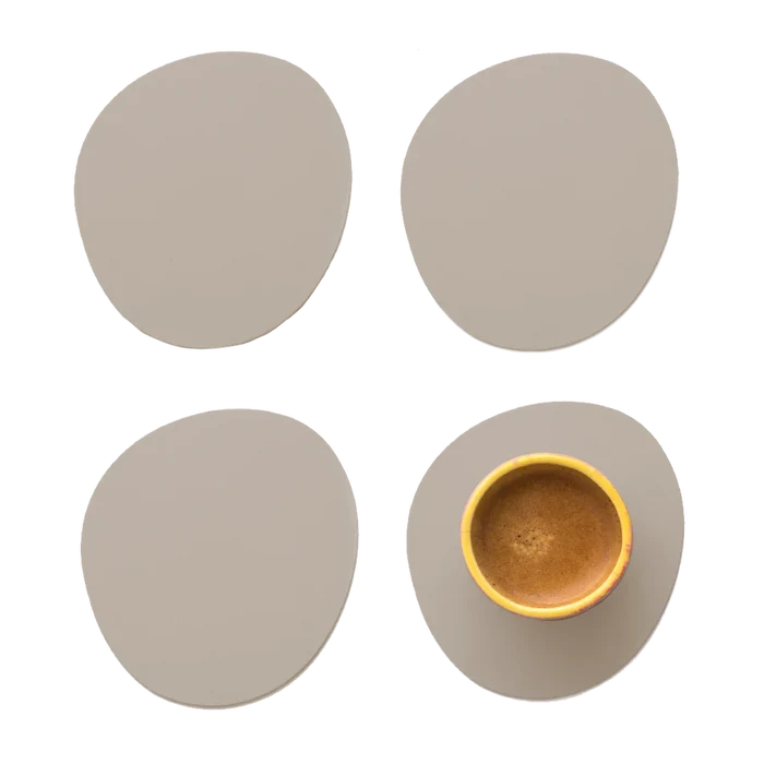 RUCA STONE COASTERS (X4) ASH (GREY 20)