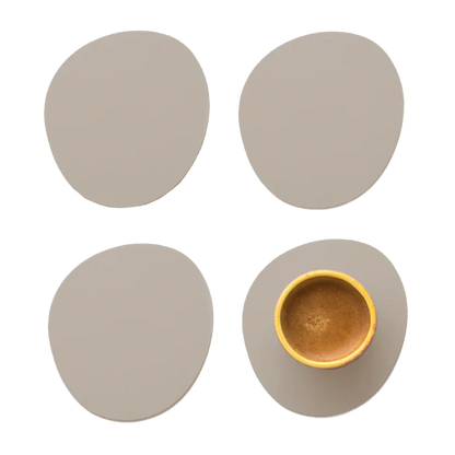 RUCA STONE COASTERS (X4) ASH (GREY 20)