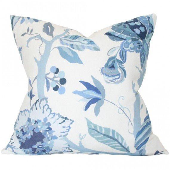 Sayre Blue Custom Designer Pillow | Arianna Belle