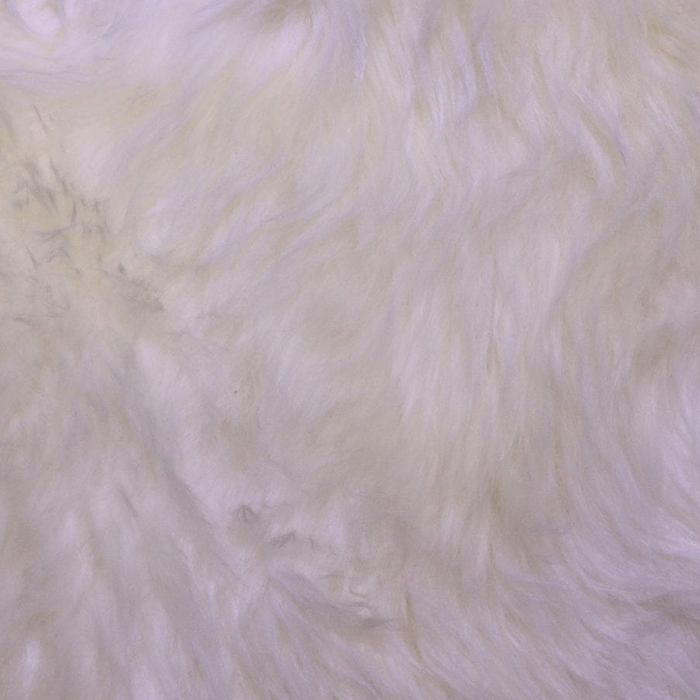 Sheepskin Rug Long Wool Ivory