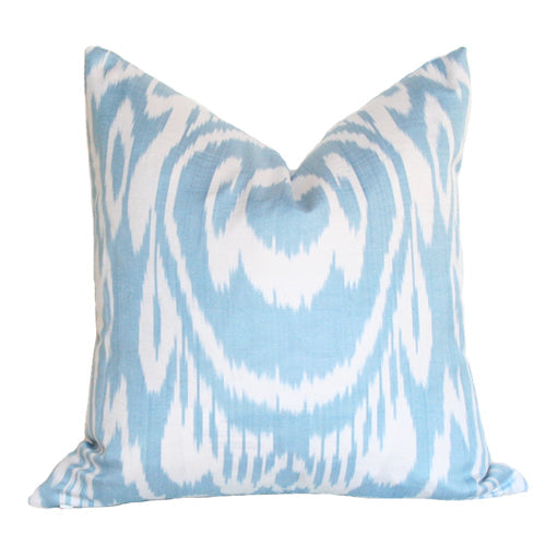 Silk Sky Blue Ikat (Last Chance)