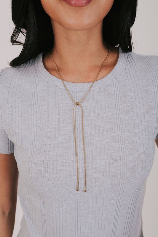 Preoccupied Necklace - 18K Gold Plated