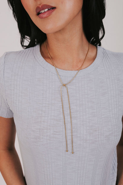 Preoccupied Necklace - 18K Gold Plated