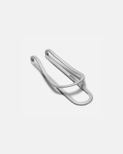 STATION MONEY CLIP-VAPOR SILVER
