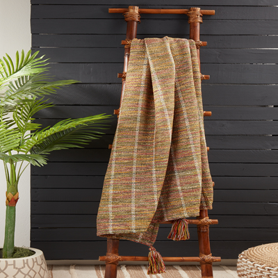 STRIPED THROW MULTI 50X60